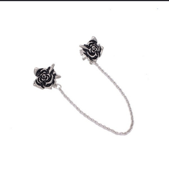 New Rose Silver-tone Cardigan Collar Chain - Picture 3 of 13